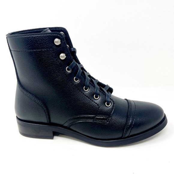 Thursday Boot Co Womens Black Vegan Captain Handcrafted Boots